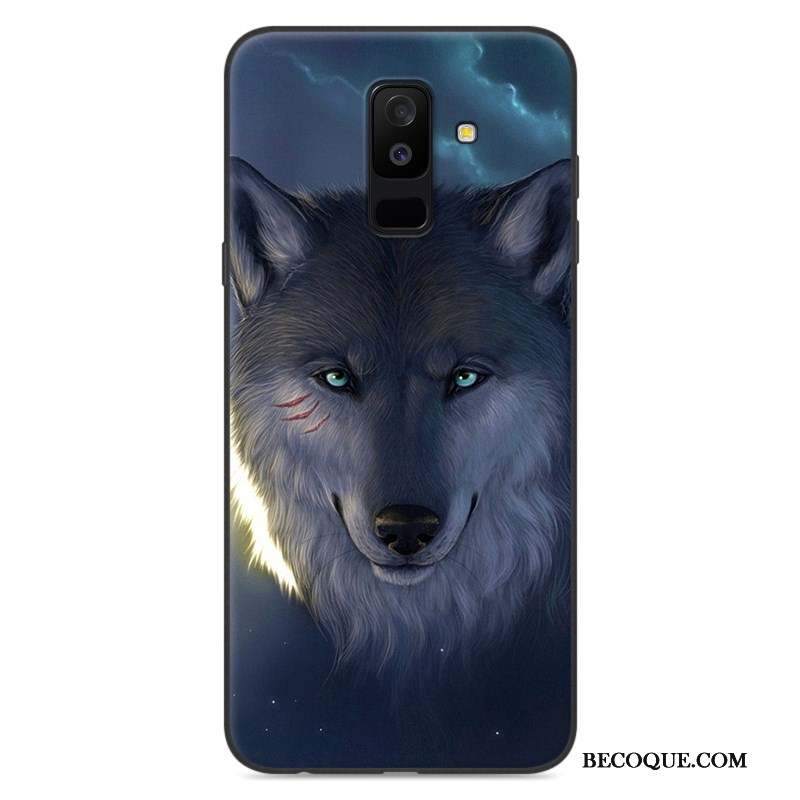 Samsung Galaxy A6+ Incassable Tendance Coque De Téléphone Tout Compris Dessin Animé Étui