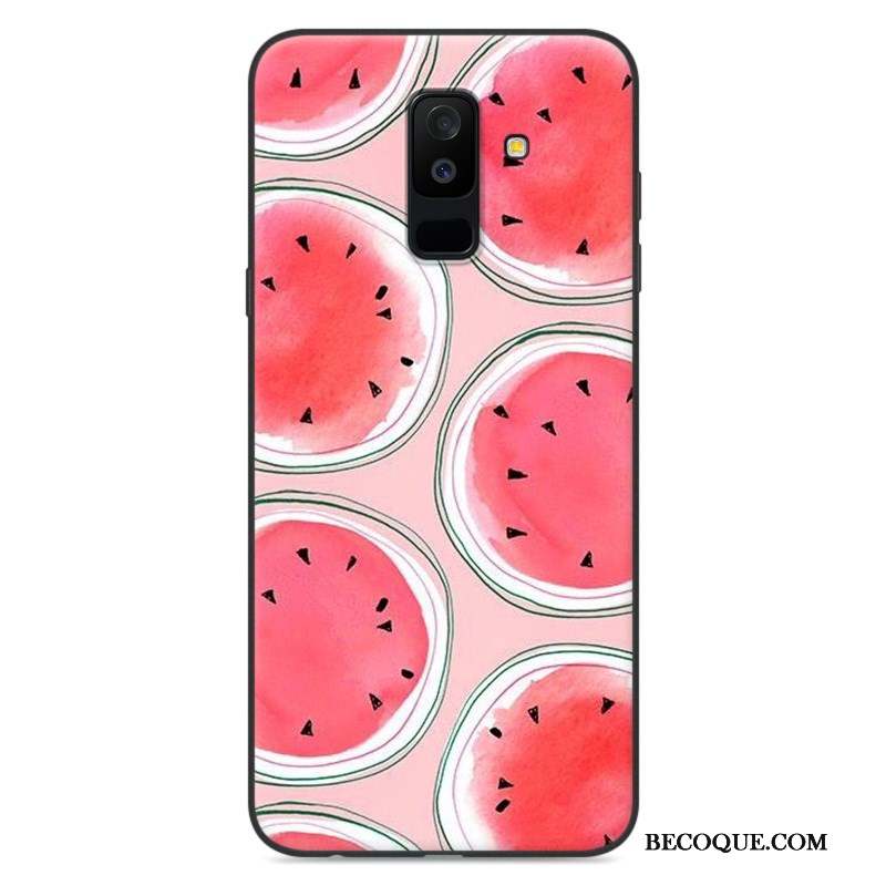 Samsung Galaxy A6+ Incassable Tendance Coque De Téléphone Tout Compris Dessin Animé Étui