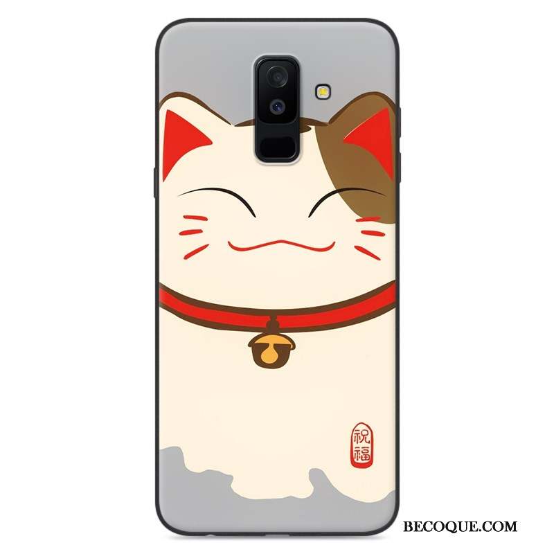 Samsung Galaxy A6+ Incassable Tendance Coque De Téléphone Tout Compris Dessin Animé Étui