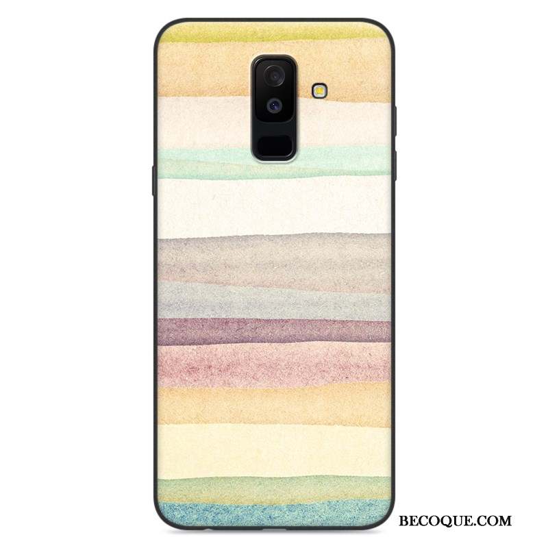 Samsung Galaxy A6+ Incassable Tendance Coque De Téléphone Tout Compris Dessin Animé Étui