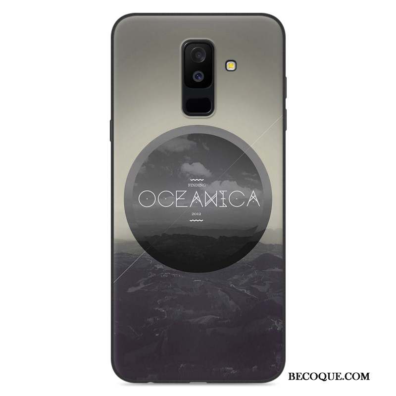 Samsung Galaxy A6+ Incassable Tendance Coque De Téléphone Tout Compris Dessin Animé Étui