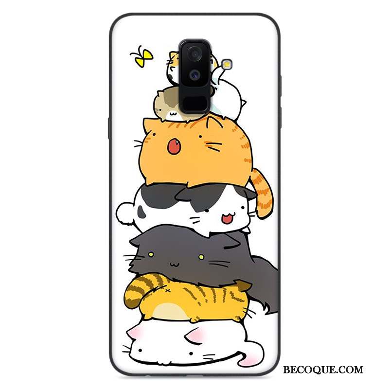 Samsung Galaxy A6+ Incassable Tendance Coque De Téléphone Tout Compris Dessin Animé Étui