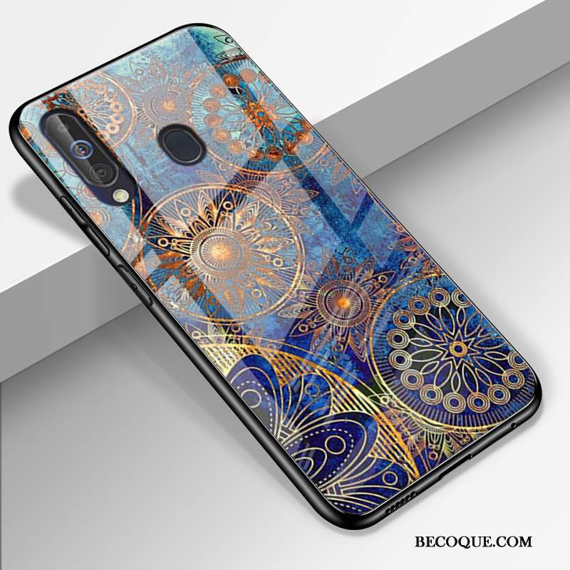 Samsung Galaxy A60 Coque Incassable Verre Ciel Étoilé Personnalisé Amoureux Protection