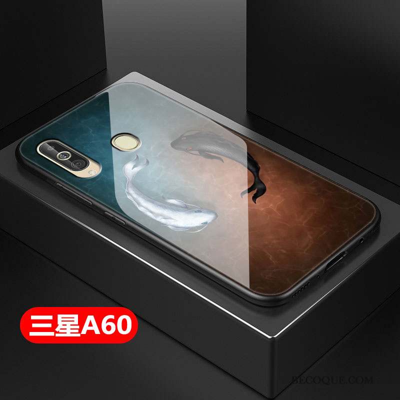 Samsung Galaxy A60 Coque Tout Compris Incassable Style Chinois Tendance Créatif