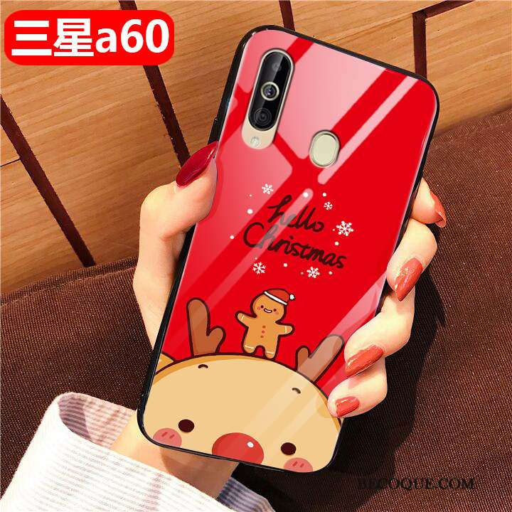 Samsung Galaxy A60 Dessin Animé Coque De Téléphone Bleu Tout Compris Charmant Incassable