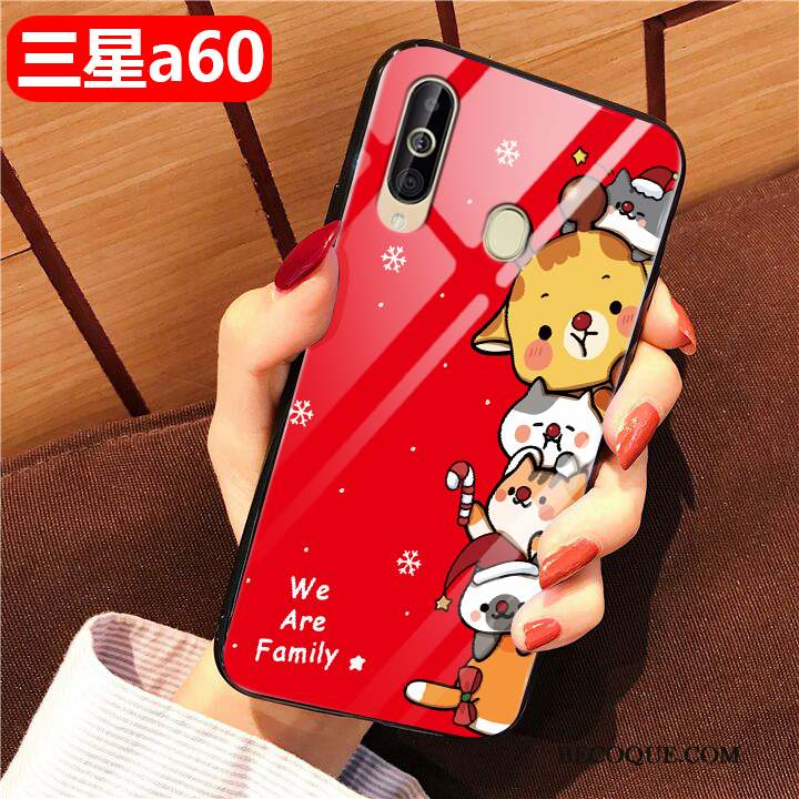 Samsung Galaxy A60 Dessin Animé Coque De Téléphone Bleu Tout Compris Charmant Incassable