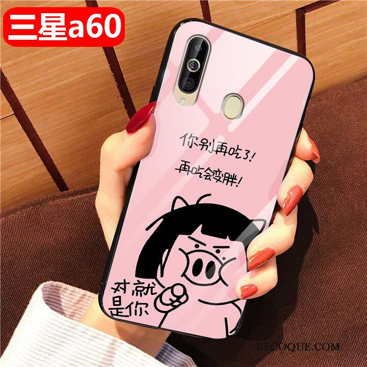 Samsung Galaxy A60 Dessin Animé Coque De Téléphone Bleu Tout Compris Charmant Incassable