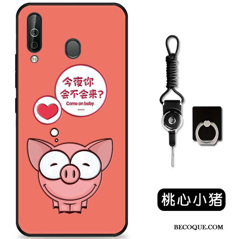 Samsung Galaxy A60 Dessin Animé Protection Gaufrage Étui Coque Charmant