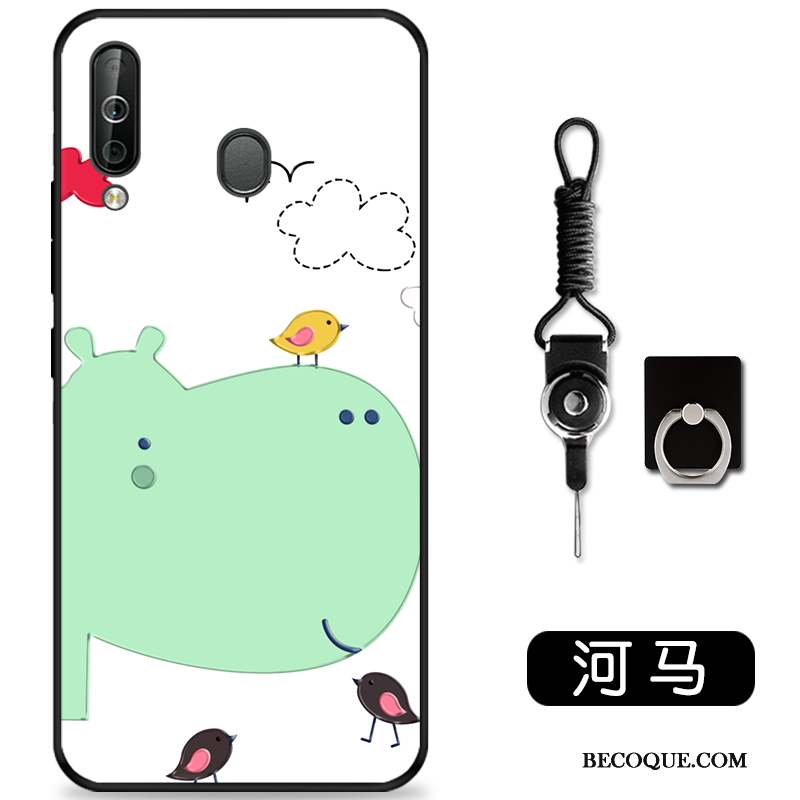 Samsung Galaxy A60 Dessin Animé Protection Gaufrage Étui Coque Charmant