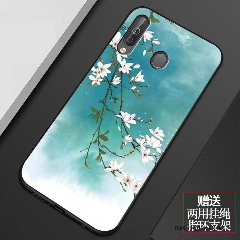 Samsung Galaxy A60 Incassable Coque De Téléphone Art Fluide Doux Tout Compris Vert