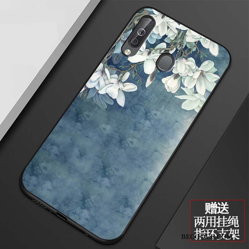 Samsung Galaxy A60 Incassable Coque De Téléphone Art Fluide Doux Tout Compris Vert