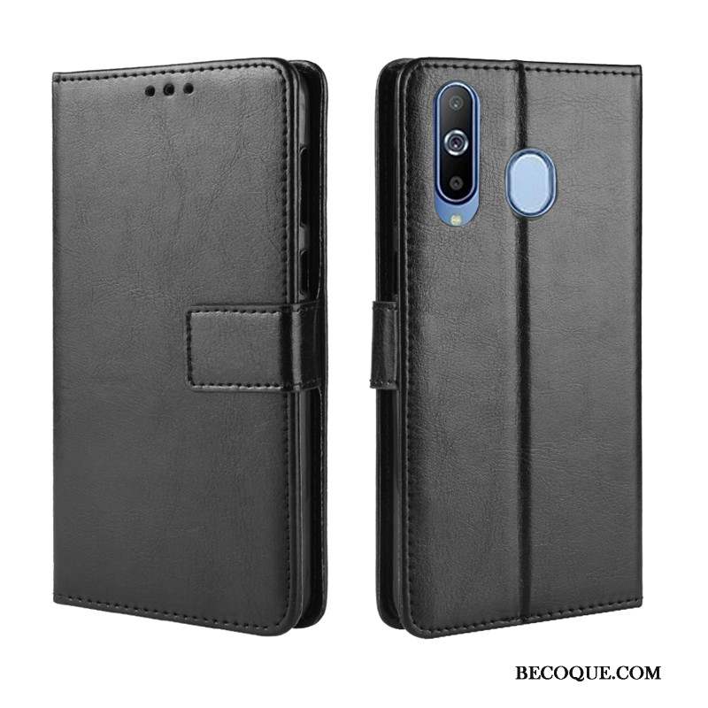 Samsung Galaxy A60 Ornements Suspendus Étui En Cuir Coque De Téléphone Housse Protection Portefeuille