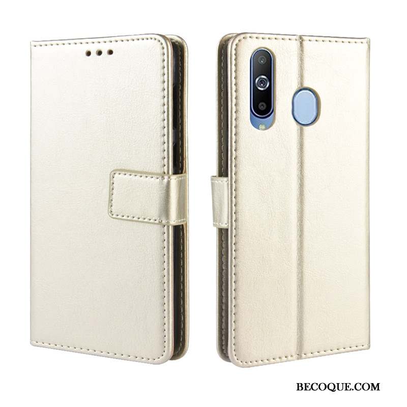 Samsung Galaxy A60 Ornements Suspendus Étui En Cuir Coque De Téléphone Housse Protection Portefeuille