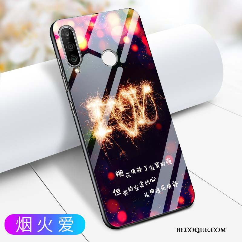 Samsung Galaxy A60 Verre Silicone Personnalité Tendance Créatif Coque