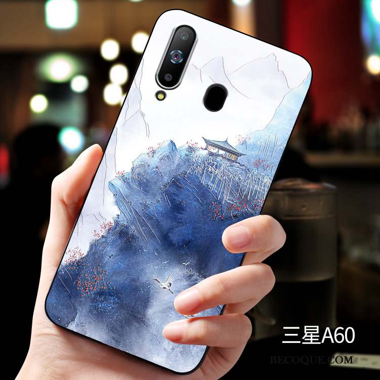 Samsung Galaxy A60 Étui Protection Coque De Téléphone Tout Compris Incassable Silicone