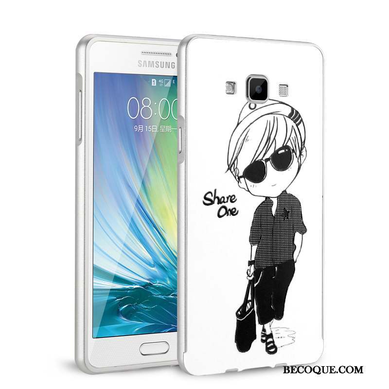 Samsung Galaxy A7 2015 Border Coque De Téléphone Étui Téléphone Portable Métal Protection