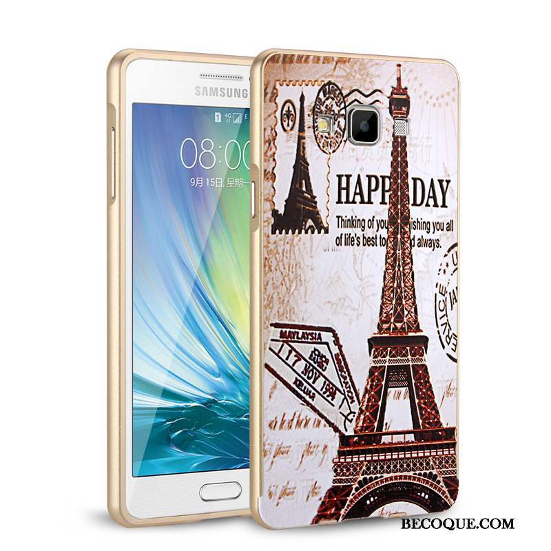 Samsung Galaxy A7 2015 Border Coque De Téléphone Étui Téléphone Portable Métal Protection