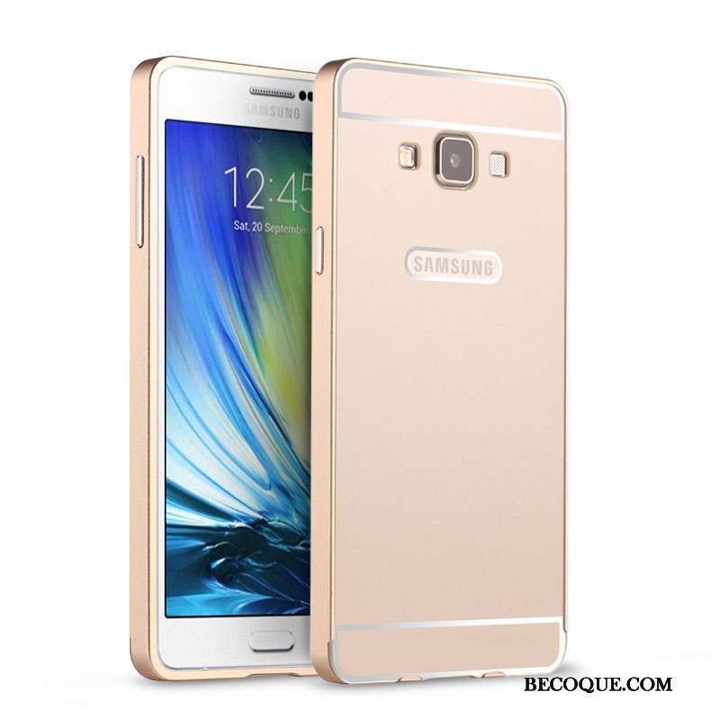 Samsung Galaxy A7 2015 Coque Téléphone Portable Nouveau Protection Border Couvercle Arrière Métal