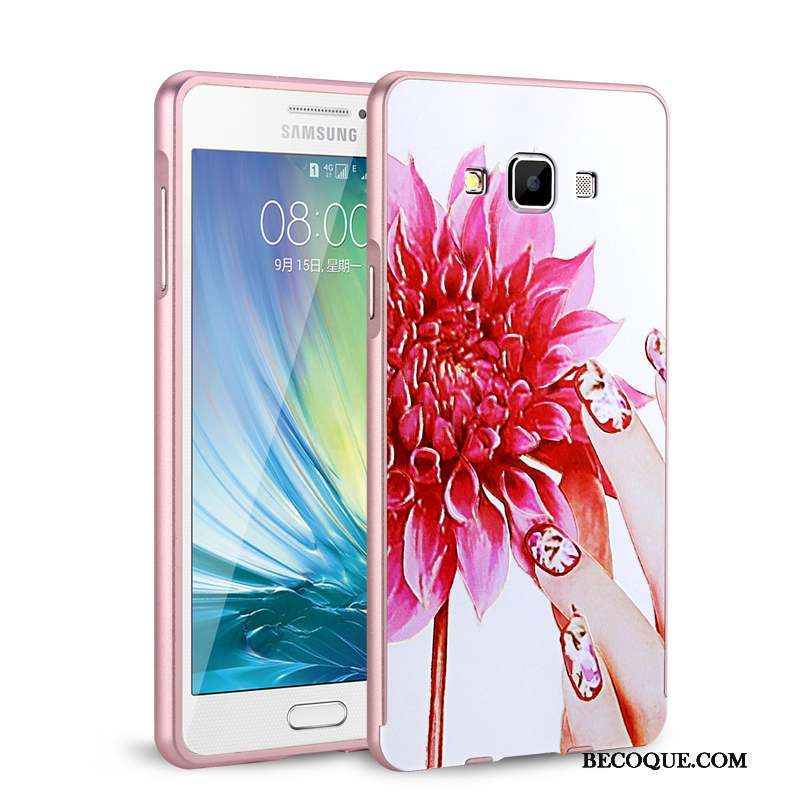 Samsung Galaxy A7 2015 Coque Téléphone Portable Nouveau Protection Border Couvercle Arrière Métal