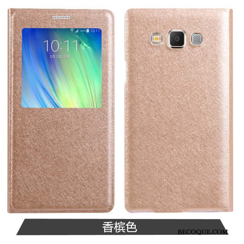 Samsung Galaxy A7 2015 Incassable Rose Coque De Téléphone Étui Housse Protection