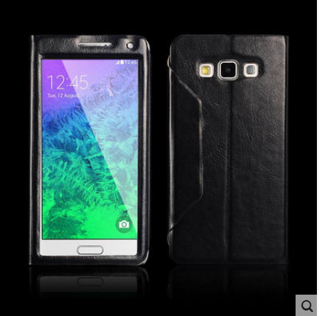 Samsung Galaxy A7 2015 Incassable Étui Coque Violet Étui En Cuir De Téléphone