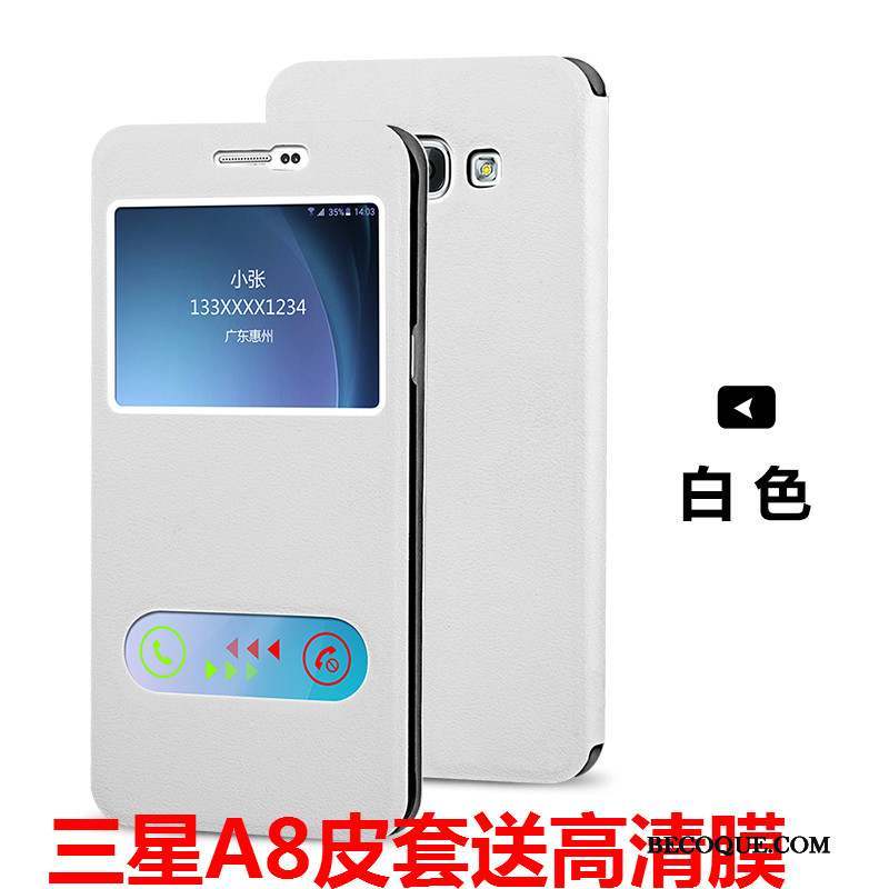 Samsung Galaxy A7 2015 Mince Étui Incassable Téléphone Portable Étui En Cuir Coque De Téléphone