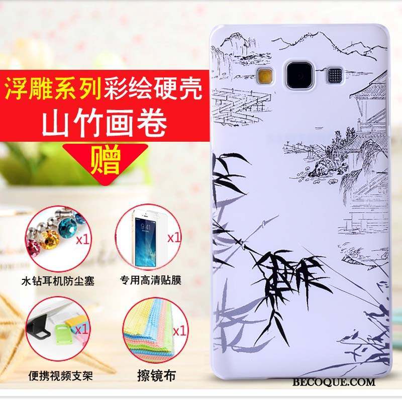 Samsung Galaxy A7 2015 Téléphone Portable Étui Multicolore Coque Difficile Dessin Animé