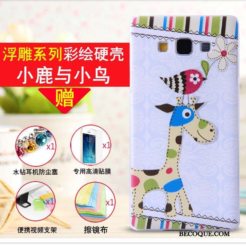 Samsung Galaxy A7 2015 Téléphone Portable Étui Multicolore Coque Difficile Dessin Animé