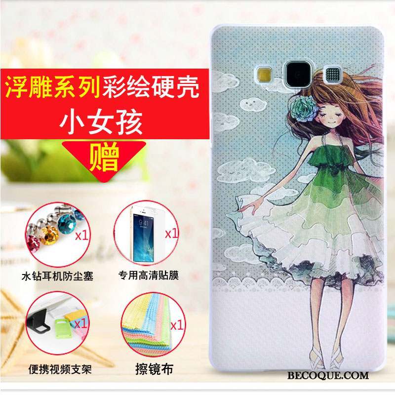 Samsung Galaxy A7 2015 Téléphone Portable Étui Multicolore Coque Difficile Dessin Animé