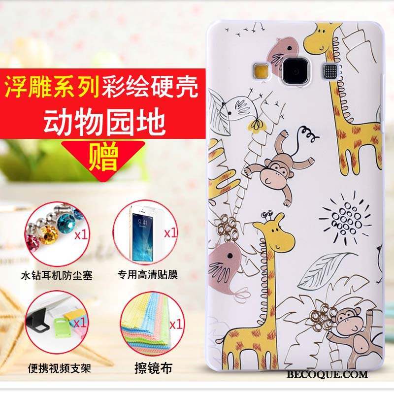 Samsung Galaxy A7 2015 Téléphone Portable Étui Multicolore Coque Difficile Dessin Animé