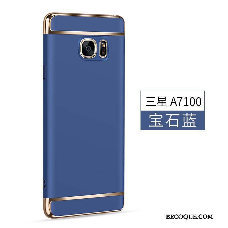 Samsung Galaxy A7 2016 Argent Téléphone Portable Coque De Téléphone Étui Délavé En Daim Tout Compris
