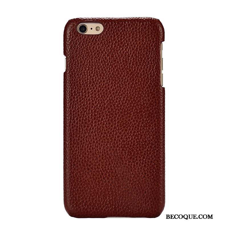 Samsung Galaxy A7 2016 Coque Couvercle Arrière Simple Cuir Véritable Protection Rouge Étui En Cuir