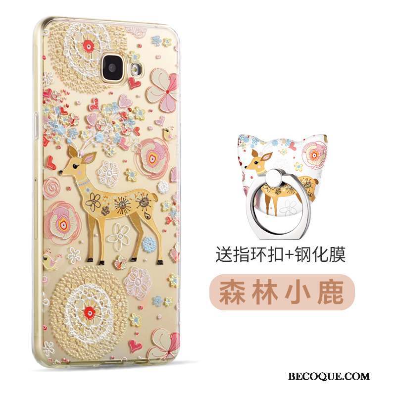 Samsung Galaxy A7 2016 Coque De Téléphone Fluide Doux Étui Créatif Incassable Silicone