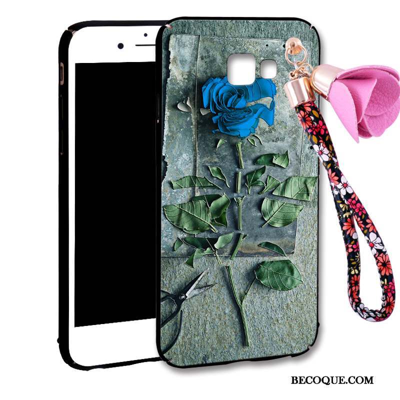 Samsung Galaxy A7 2016 Coque Tendance Nouveau Créatif Protection Rose Difficile