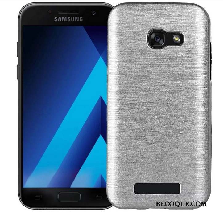 Samsung Galaxy A7 2017 Bleu Téléphone Portable Coque Fluide Doux Tout Compris Étui