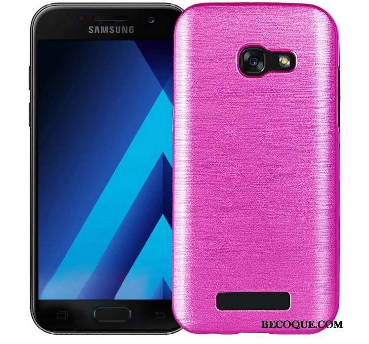 Samsung Galaxy A7 2017 Bleu Téléphone Portable Coque Fluide Doux Tout Compris Étui