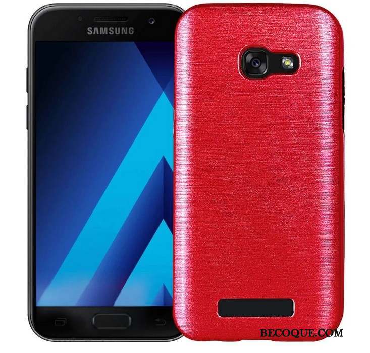 Samsung Galaxy A7 2017 Bleu Téléphone Portable Coque Fluide Doux Tout Compris Étui