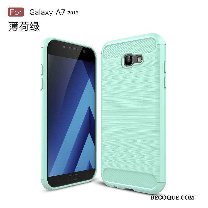 Samsung Galaxy A7 2017 Protection Dessin Animé Coque Silicone Incassable Étui