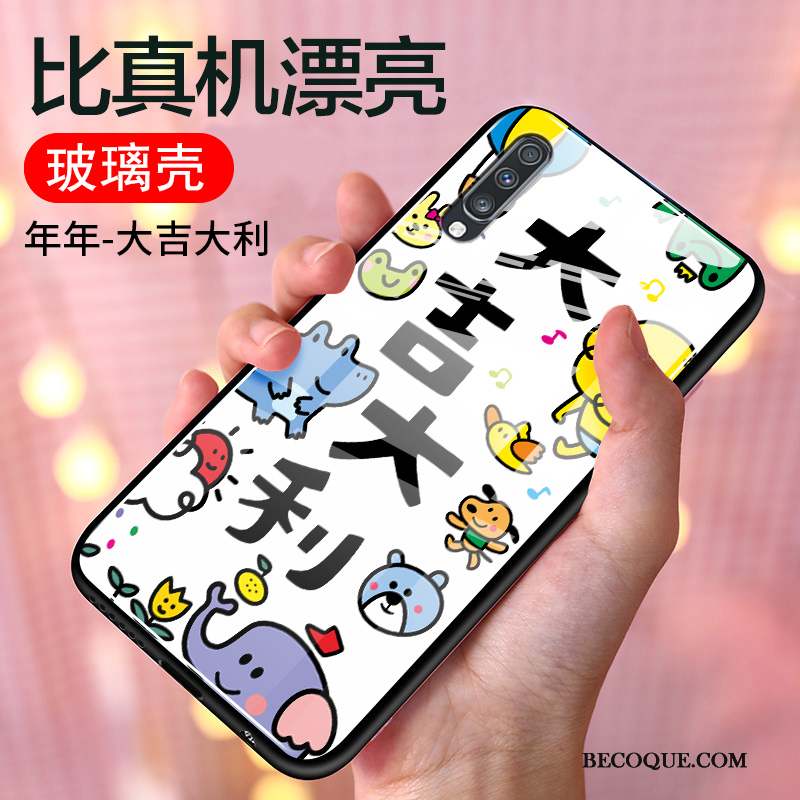 Samsung Galaxy A70 Coque De Téléphone Nouveau Blanc Personnalité Protection Dessin Animé