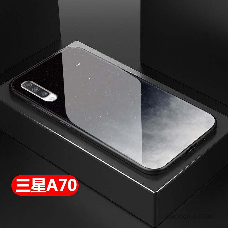 Samsung Galaxy A70 Coque De Téléphone Tout Compris Personnalité Silicone Difficile Mode