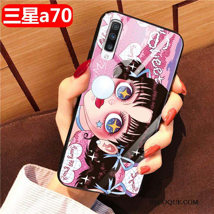 Samsung Galaxy A70 Coque Protection Difficile Tout Compris Fluide Doux Incassable Silicone