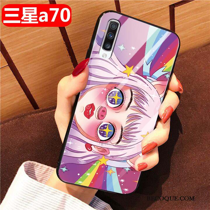 Samsung Galaxy A70 Coque Protection Difficile Tout Compris Fluide Doux Incassable Silicone