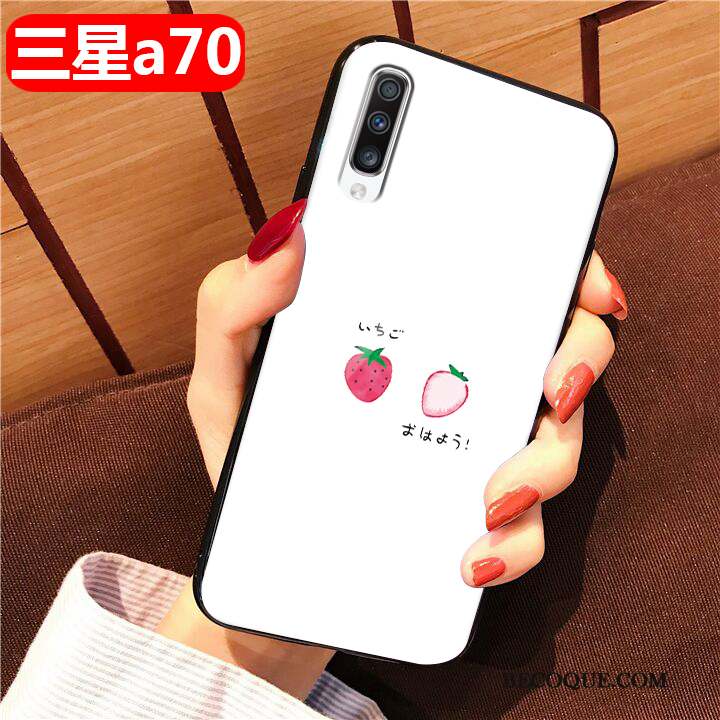 Samsung Galaxy A70 Coque Protection Difficile Tout Compris Fluide Doux Incassable Silicone