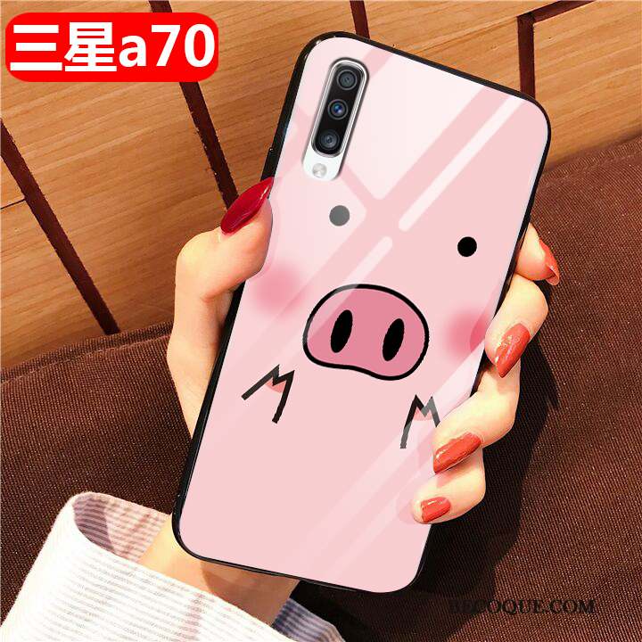 Samsung Galaxy A70 Coque Protection Difficile Tout Compris Fluide Doux Incassable Silicone