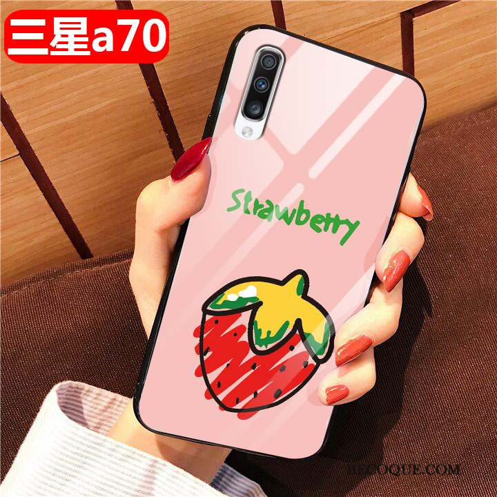 Samsung Galaxy A70 Coque Protection Difficile Tout Compris Fluide Doux Incassable Silicone