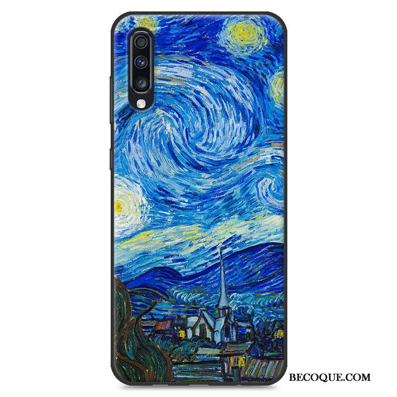 Samsung Galaxy A70 Protection Étui Blanc Nouveau Dessin Animé Coque De Téléphone