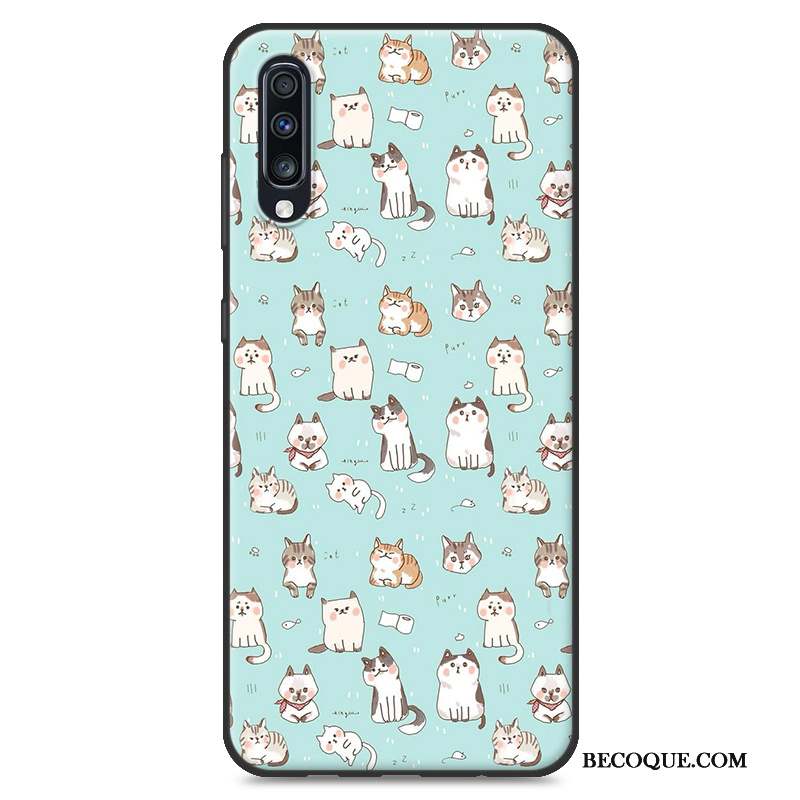 Samsung Galaxy A70 Protection Étui Blanc Nouveau Dessin Animé Coque De Téléphone