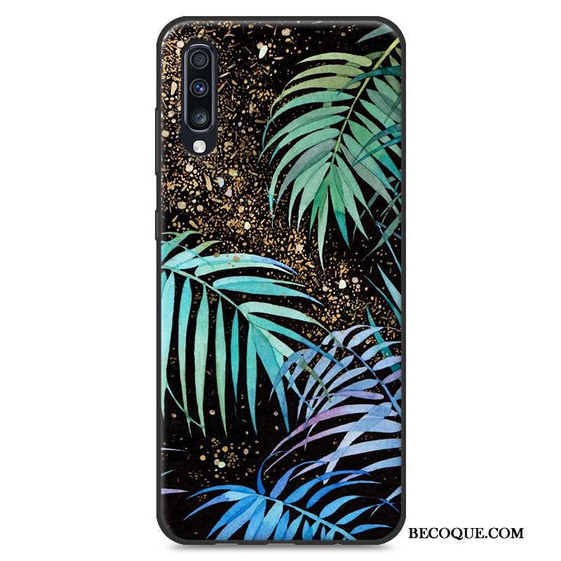 Samsung Galaxy A70 Silicone Fluide Doux Marque De Tendance Coque De Téléphone Personnalité Protection