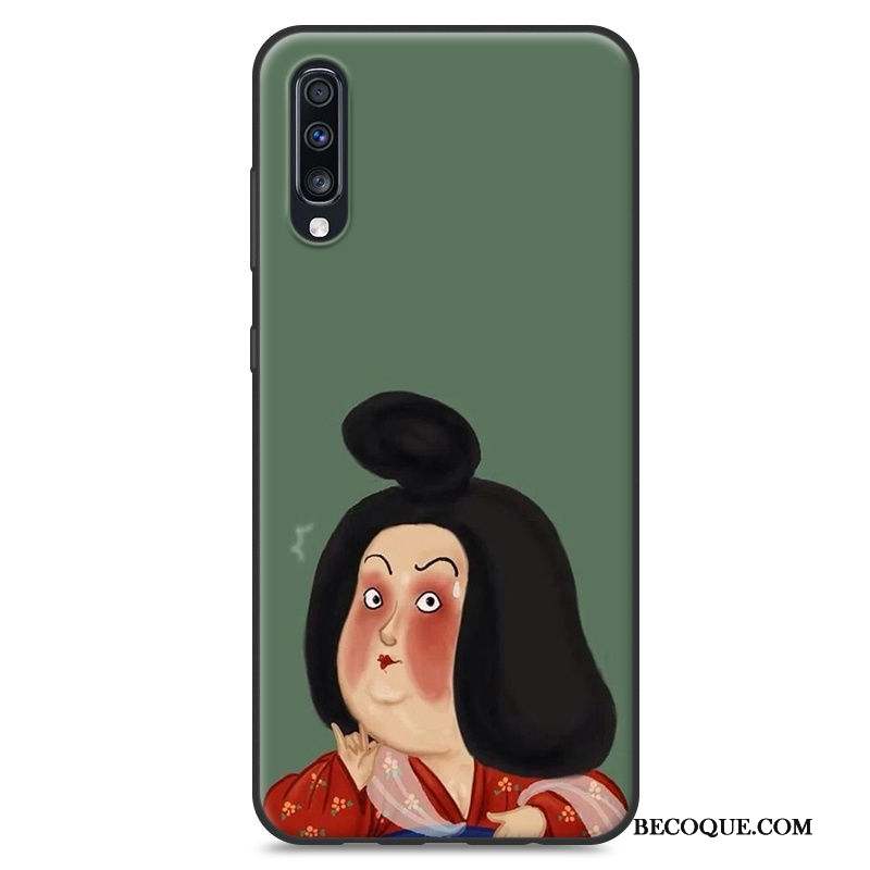 Samsung Galaxy A70 Téléphone Portable Créatif Étui Tendance Coque Fluide Doux