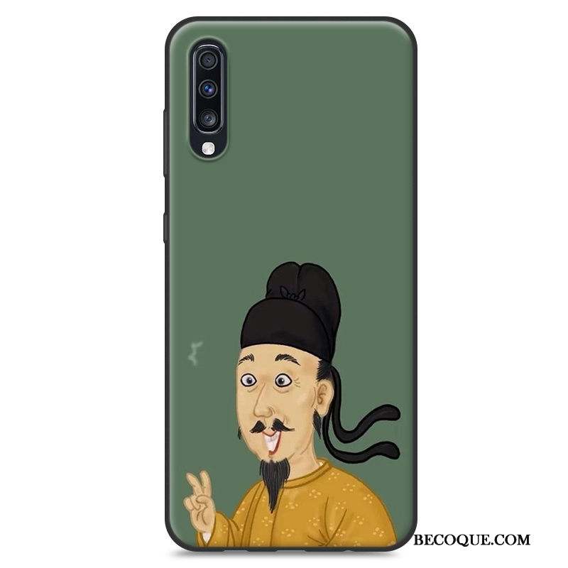 Samsung Galaxy A70 Téléphone Portable Créatif Étui Tendance Coque Fluide Doux